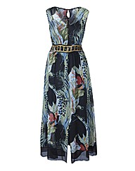 Animal Print Maxi Dress