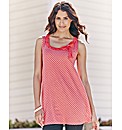 Bow Trim Jersey Top