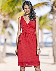 Cotton Dobby Dress