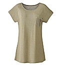 Pocket Detail Jersey Top