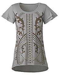 Caviar Beaded Jersey Top