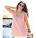 Broderie Anglaise Vest