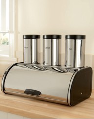 Brabantia Bread Bin and Canister Trio