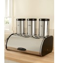 Brabantia Bread Bin and Canister Trio