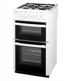 Beko 60cm Gas Double Cavity Cooker