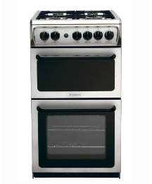 Hotpoint 50cm Gas Twin Cavity