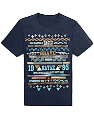 Kayak Mighty Aztec Print T Shirt