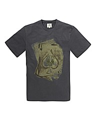 Kayak Mighty Cards Print T Shirt