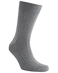 HJ Hall Broad Rib Wool Socks