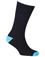 HJ Hall Contrast Toe 3 Pack Socks