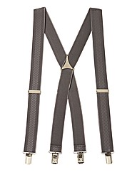 & City Patterned Striped Braces