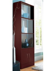 Tall Storage Unit With Glass