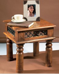 Sheesham Jali End Table