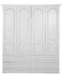 Montana 4 Door 4 Drawer Wardrobe