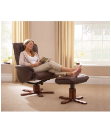 Shangri La Reclining Chair & Footstool