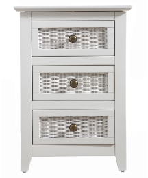Ceylon 3 Drawer Bedside Chest