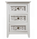 Ceylon 3 Drawer Bedside Chest