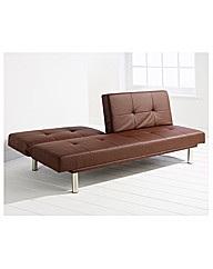 Faux Leather Sofa Bed