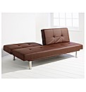 Faux Leather Sofa Bed