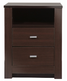 Naples 2 Drawer Bedside Table