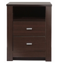 Naples 2 Drawer Bedside Table