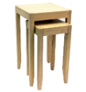 Solid Wood Nest of Two Tables