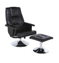 Miami Reclining Swivel Chair & Footstool