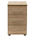 Georgia 3 Drawer Narrow Bedside Chest