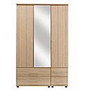 Georgia 3 Door 4 Drawer Wardrobe