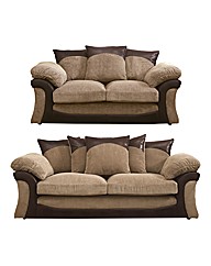 Houston 3 & 2 Seater Sofas