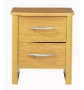 Abbey 2 Drawers Narrow Bedside