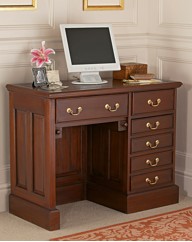 Mahogany Compact Computer Desk