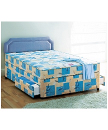 Layezee Narrow Divan 2 Drawers-Double
