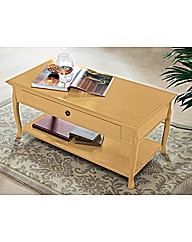 Queen Anne Storage Coffee Table