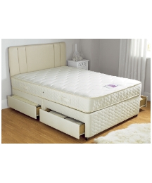 Layezee Dlx Mem FoamTop Divan-4Dw-King