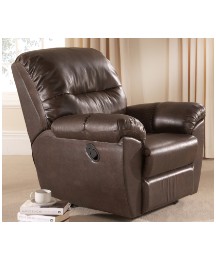 Bonded Leather Faced Recliner Chair