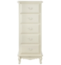 Provencale Narrow 5 Drawer Chest