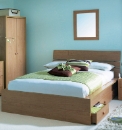 Double Bed Frame With Drawers And Matt