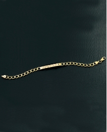Gents 9 Carat Gold ID Bracelet