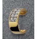 9ct Gold 1/10th Carat Huggie Earring