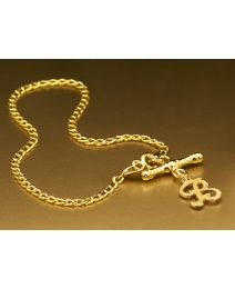 9 Carat Gold Initial T-Bar Bracelet