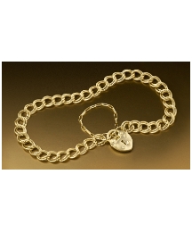 9ct Gold Lightweight Padlock Bracelet