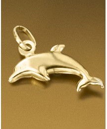 9ct Gold Dolphin Charm