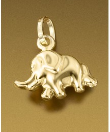 9ct Gold Elephant Charm
