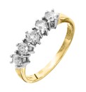 9 Carat Gold 1/4ct Diamond Ring
