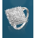 9ct White Gold 1/2ct Diamond Ring