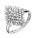 9ct White Gold 1/2ct Diamond Ring