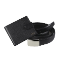 Personalised Leather Wallet With Belt