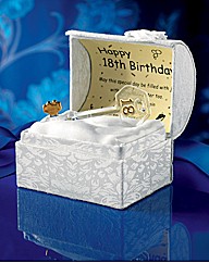 18th Glass Key Musical Box