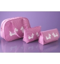 Pink Terriers Cosmetic Bags Set